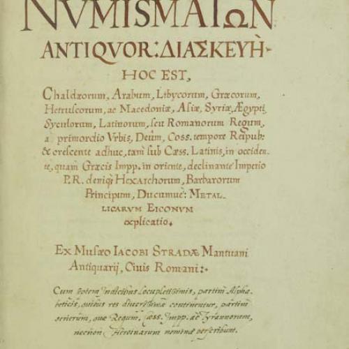 Jacopo Strada’s Magnum ac Novum Opus: A Sixteenth-Century Numismatic Corpus