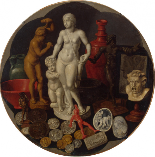 File:Hendrik van der Borcht (I) - Stilleven van antieke beeldjes en penningen - ГЭ-2445 - Hermitage Museum.jpg